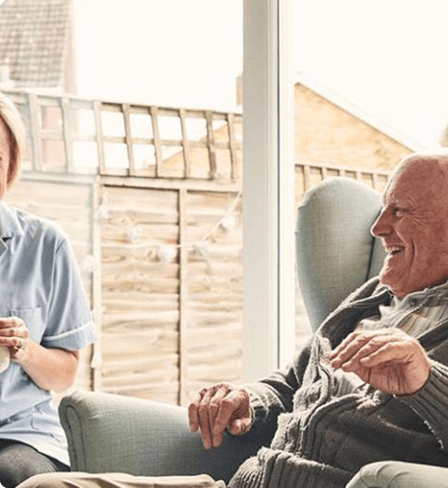 Man and woman laughing Man and woman laughing