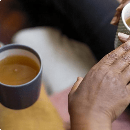 People drinking tea People drinking tea